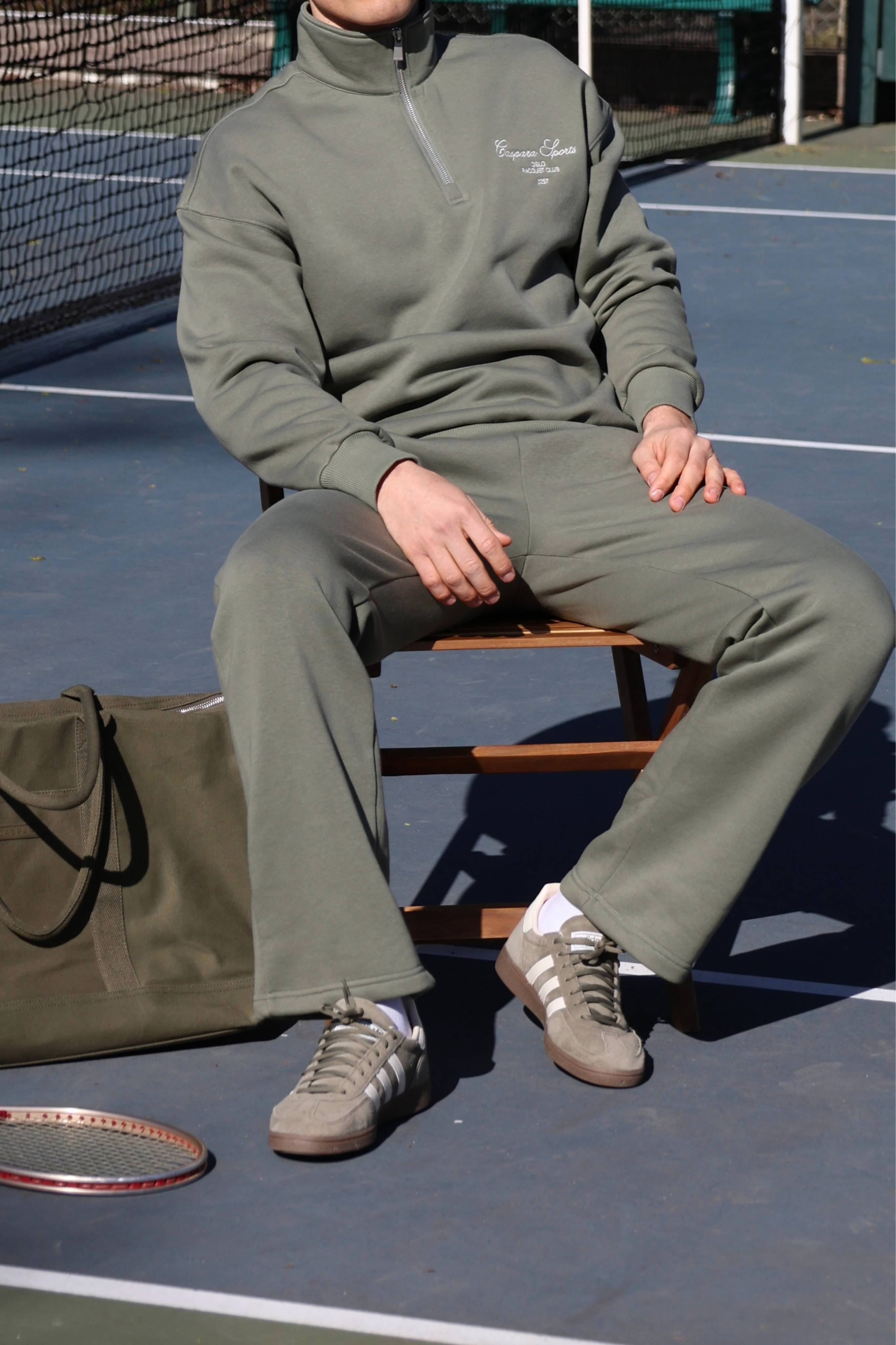 M. Racquet Club SL Pants - Dark Green